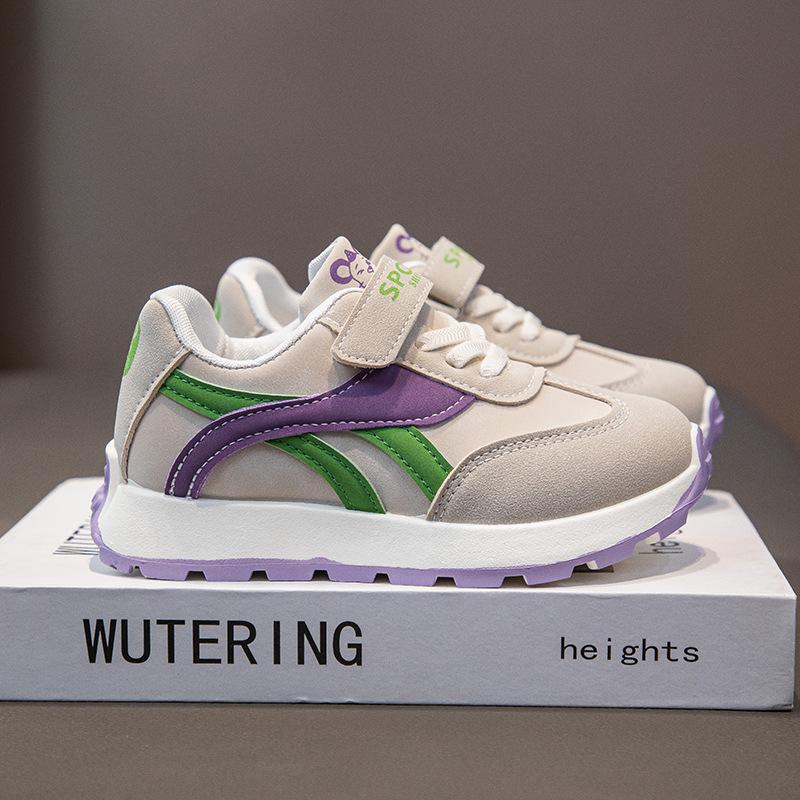 

Детские кеды 2025 осень новые спортивные туфли для девочек повседневная обувь для мальчиков для детей среднего и старшего возраста для учеников начальной школы на мягкой подошве поющие 37 фиолетовый