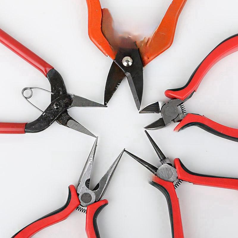 DIY Jewelry Tool Kit: Needle-Nose Pliers, Scissors, Materials for Handmade Earrings