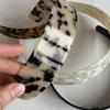 Vintage Tortoiseshell Color Wide Headband Resin Headpieces Party Headwear for Women and Girls Fashion Accessory