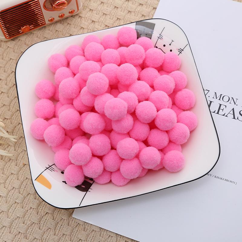 2.5cm High Elastic Plush Balls - Handmade DIY Toys & Decorative Accessories