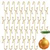 100pcs Christmas Ornament Hooks Metal Iron S-Shaped Hook Holders Christmas Tree Ball Pendant Hanging Decoration for Home