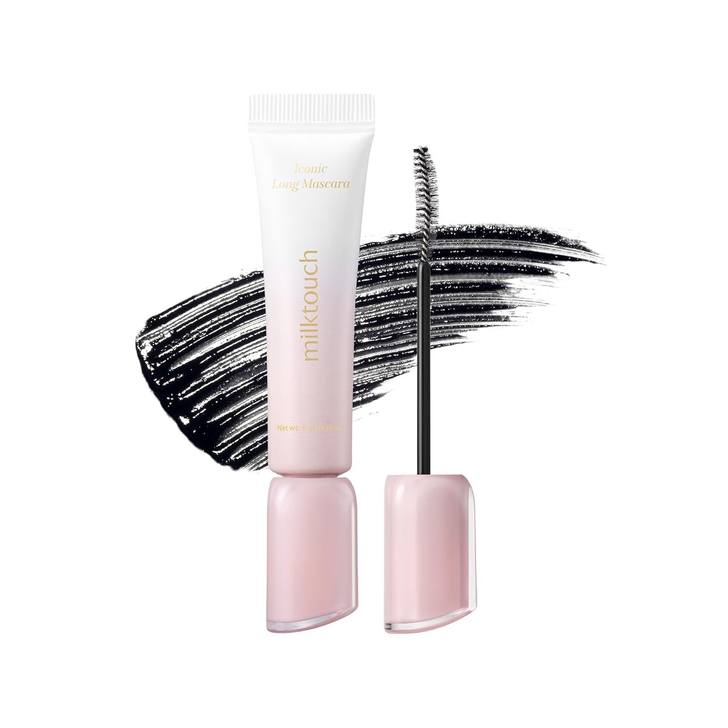 Milk Touch Iconic Long Mascara (Black) Waterproof Curl Keep Fiber Included