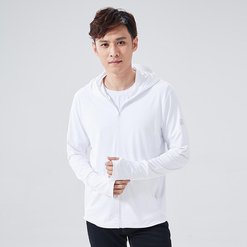 Plus Size Men's Anti-UV Hooded Sunwear Casual Jacket Outdoor Windproof Fishing Jacket