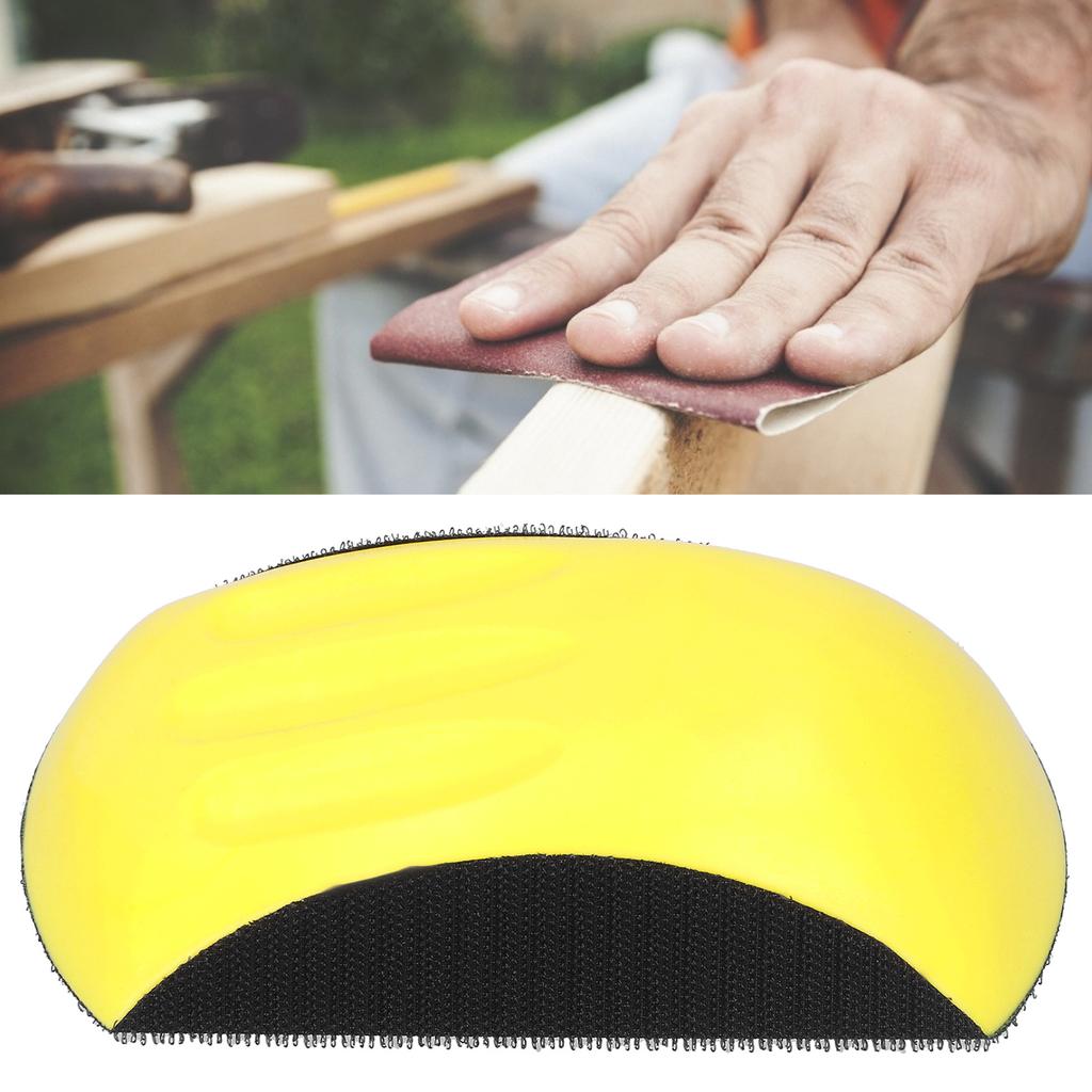 Hand Sanding Pad Hook and   Fastener Manual Handheld Grinding Block Polishing Disc