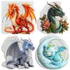 Drakon Silikonformar Flygande Drakon Fondantform Tårtdekorationsverktyg Muffin Topper Godis Choklad Gumpasteform