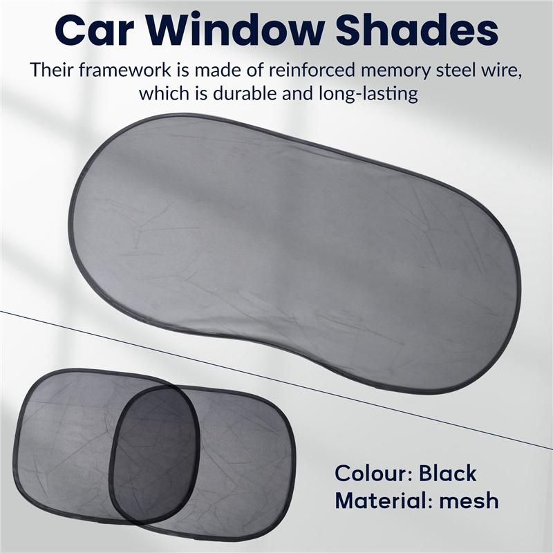 A51K-Car Window Shades,5 Pack Car Sun Shade For Side And Rear Window,Spf 30+ Protect Your Kids/Pets In Back Seat,Blocks Over 98%