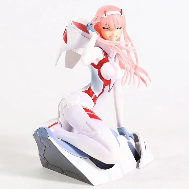 Anime Figure Darling In the FRANXX Figure Zero Two 02 Red/White Clothes Sexy Girls PVC Action Figures Toy Collectible Model