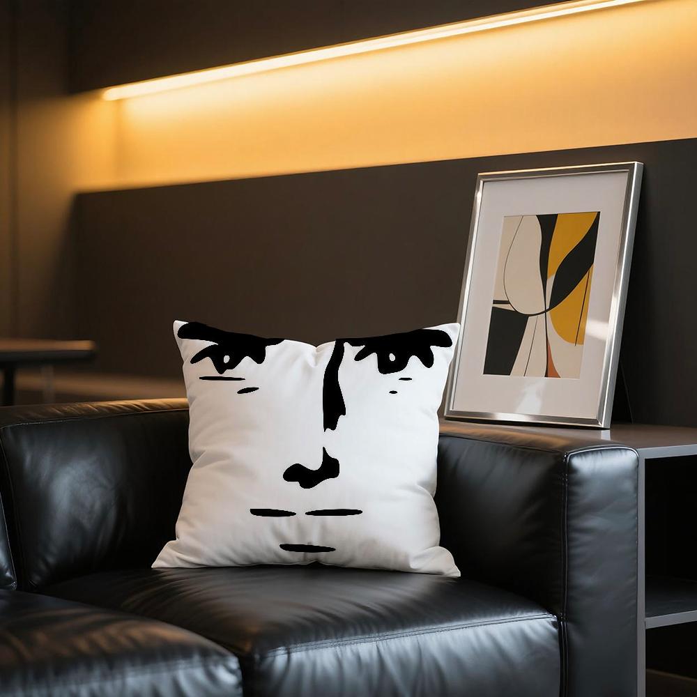 

Meme Face Sigma cushion cover Comfortable and soft bedding skin friendly leisure sofa car office pillowcase 30cmx30cm