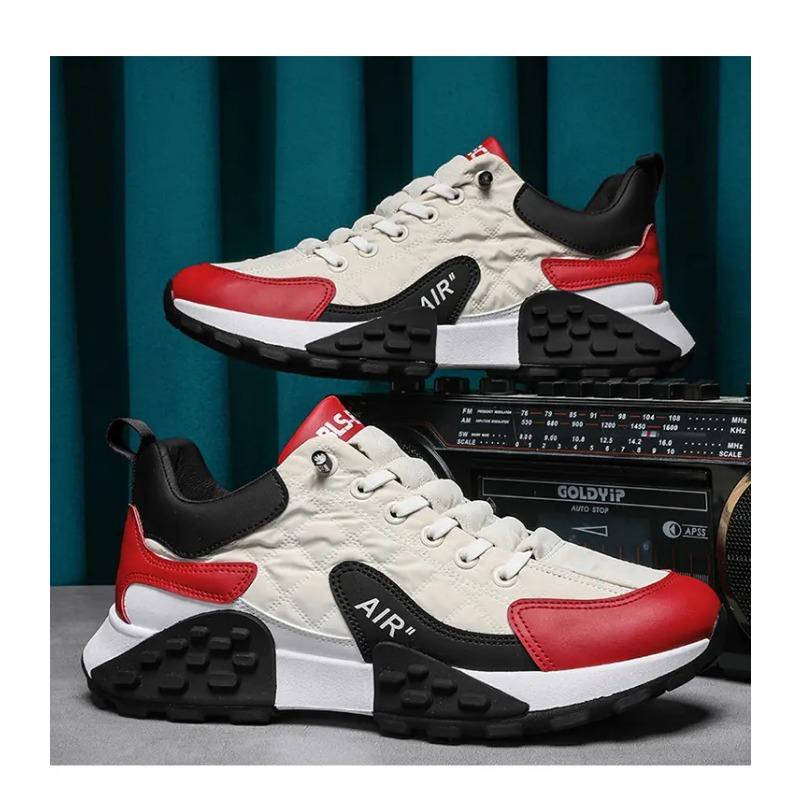 

Мужская обувь Платформа Мужские кроссовки Роскошный дизайн 2025 Новая вулканизированная обувь для мужчин Повседневная обувь для бега Горячие Sapatos Masculinos 39