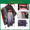 Original Genshin Impact Black Main Cosplay Costume Set Polyester Fabric Game Theme Characters)
