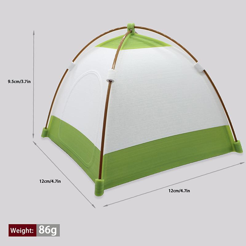 Dollhouse Miniature Simulation Mini Camping Small Tent Model Decoration Doll Accessories Toys Home Scene Furniture Decoration