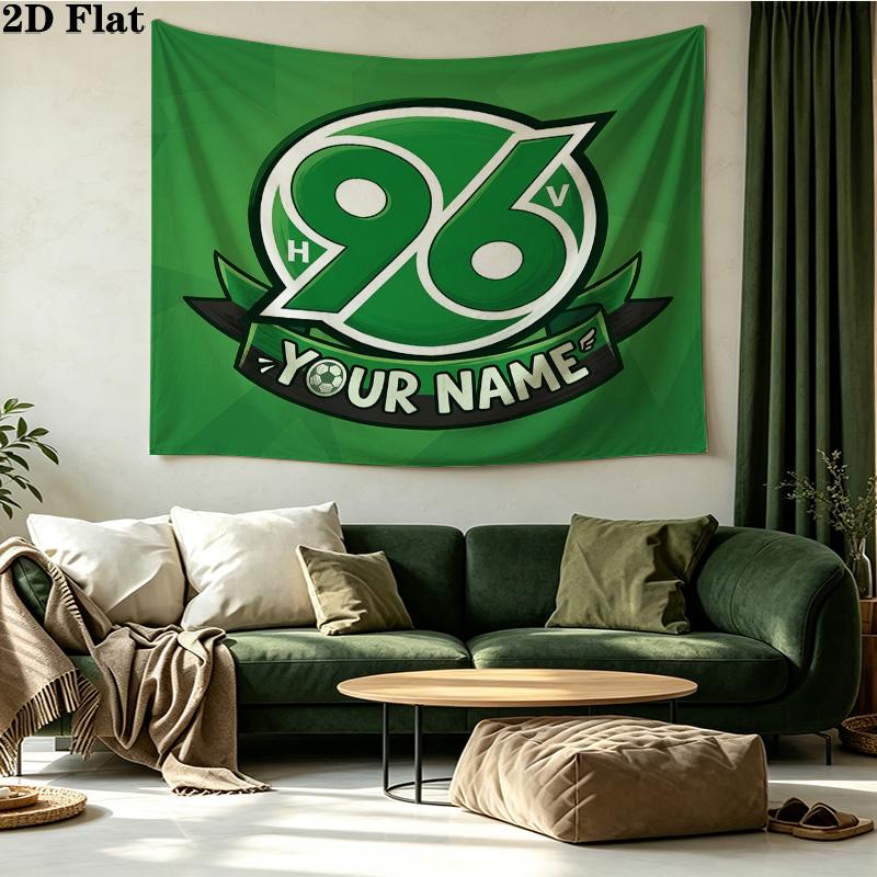 Custom Name Hannover Printed Tapestry – Wall Hanging for Bedrooms, Dorms, and Home Decor