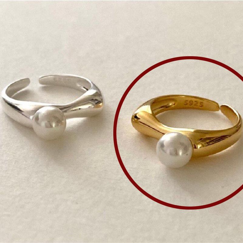 925 Sterling Silver Rings For Women Geometric Fine Jewelry Finger Adjustable Gold Interware CZ Ring For Party Birthday Gift