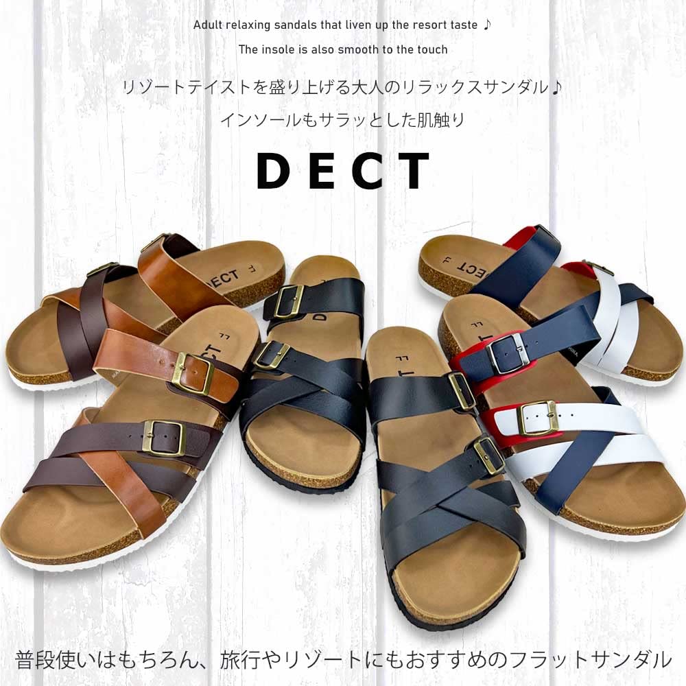 Dect Clog Comfort Sandals with Thick Stylish Men's Sandals, Footbed, Lightweight, Cushioned, Sole, (Tricolor, L)