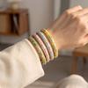 Colorful Vintage Cloisonne Bangle Enamel Women's Hand Bracelet  Stacking Wear