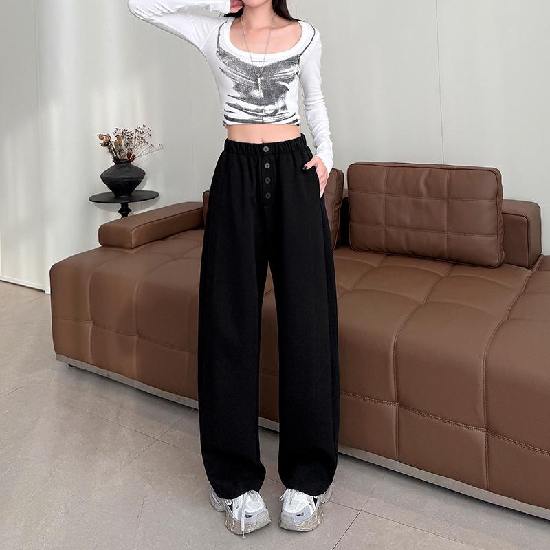 Women s Spring-Autumn 2026 Wide Leg Slimming Sweatpants - BL069 M