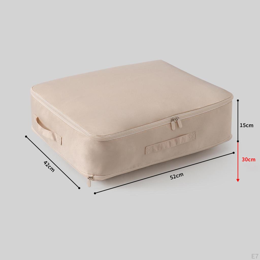 Platzsparende Selbst Kompression Organizer, Kleidung Lagerung Tasche mit Zipper Griff Tote für