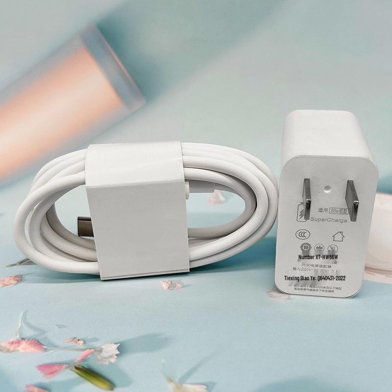 66W Super Fast Charger with Type-C Cable for Huawei Honor Series (3C Certified)