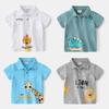 Boys Polo Shirt Short Sleeve Cotton Collared T Shirt Casual Summer Top for Kids