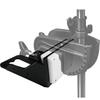 Aluminium Transom Trolling Motor Mount for Kayaks, 5mm Thickness Transom Mount, Kayak Trolling Motor Mount with Locking Lip, Trolling Motor Bracket