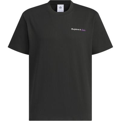 adidas Originals Chinese V-Day Graphic T-Shirt Soft Comfortable Sports Casual Short Sleeve Unisex T-Shirt Black JM7291