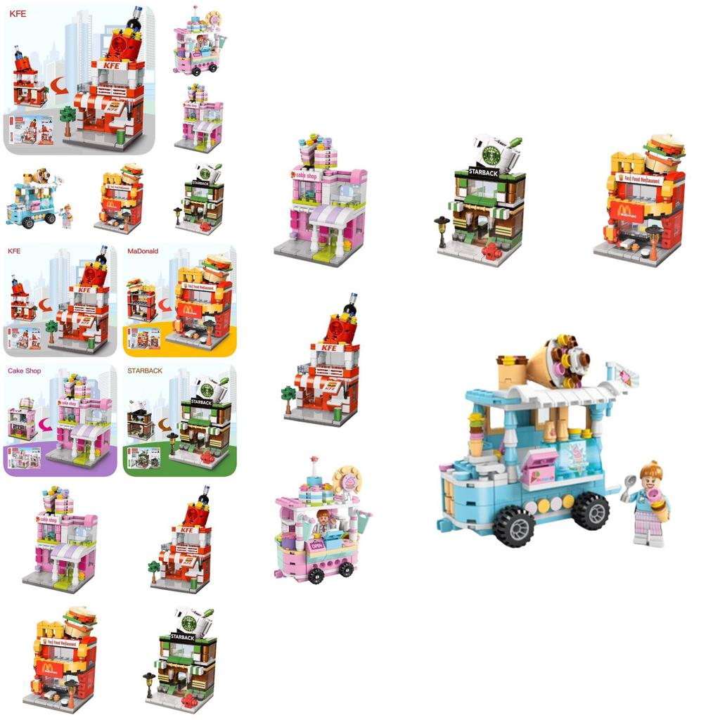 Hochwertige ABS-Kunststoff-Bausteine Kompatibel mit Stadtstraßenszene