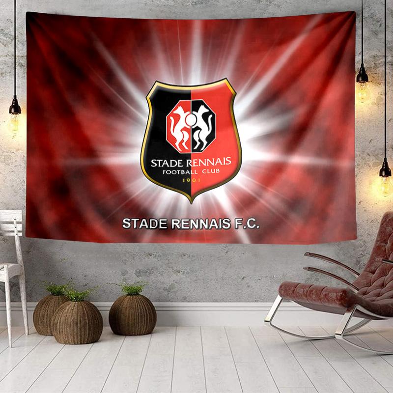 Stade Fc Emblem Tapestry, Unique Design Tapestry, Wall Decor for Bedroom,Livingroom, Playroom,Heartwarming Fan Holiday Gifts