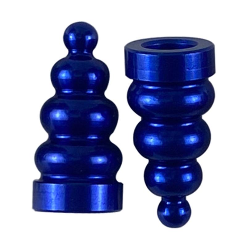 Tire Valve Stem Caps Aluminum Tire Valve Caps Set Universal Stem Covers for Car Trucks Motorbikes SUVs & Bikes 4-Piece