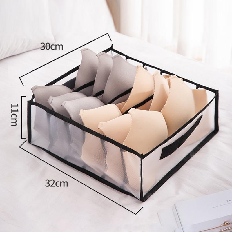 Mesh Cabinet Wardrobe Storage Box Foldable Drawer T-Shirt Clothes Jeans Leggings Underwear Organizer Storage Box