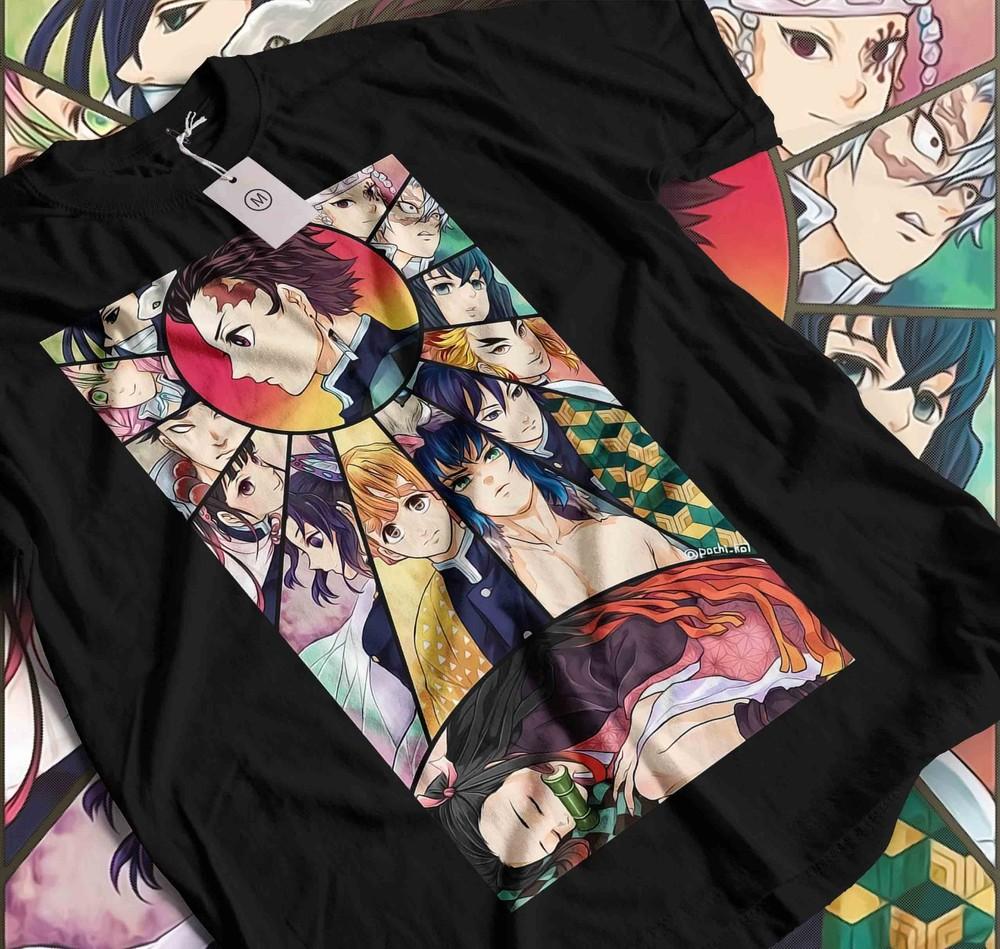 

Футболка Hashira Demon Slayer Kimetsu No Yaiba Tengen Ужасы Аниме Подарочная Футболка 563 M