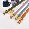 M Letter Genuine Leather Women's Belt - Versatile for Casual Pants, Skirts, and Jeans