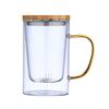 Shangqi Tea Infuser Glass Mug with Bamboo Lid