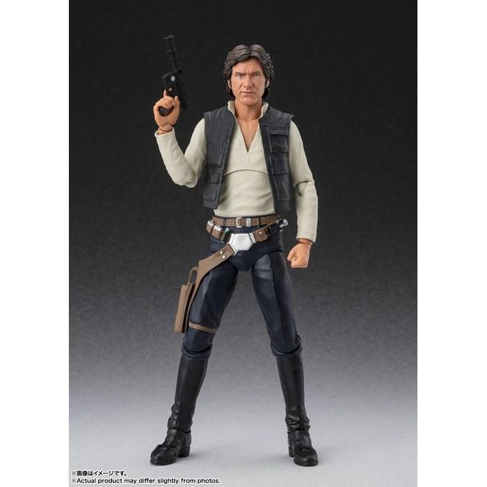 BANDAI SPIRITS S.H.Figuarts Star Wars: A New Hope Han Solo -Classic Ver.- Approximately 150mm PVC & ABS Painted Action Figure Multicolor