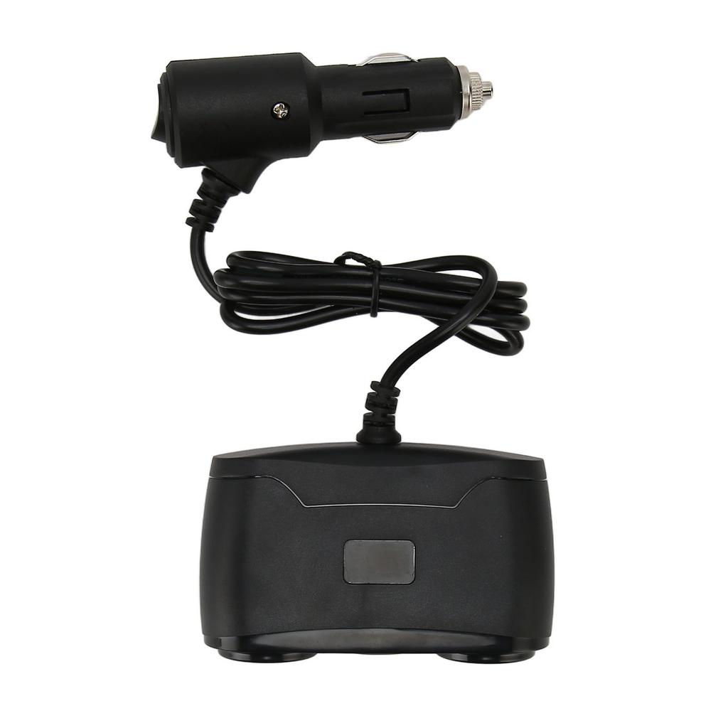 Car Cigarette Lighter 120W Multifunctional Dual USB Ports Charger Adapter for Mobile Devices