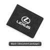 Car Driver License Cover Suede Wallet Card Storage Bag For Lexus IS200 UX250h Ct200h ES300h NX300h RX400h ES350 GX470 IS250 LS NB5