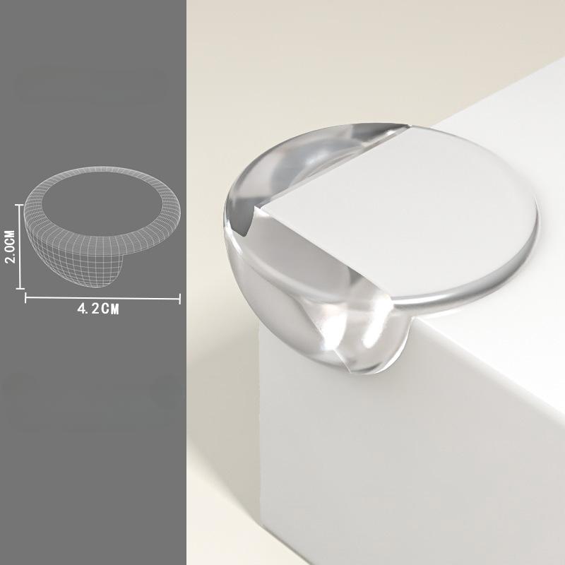 10PCS Baby Safety Silicone Table Corner Protector Furniture Edge Protection Cover Transparent Children Anti Collision Edge Guards