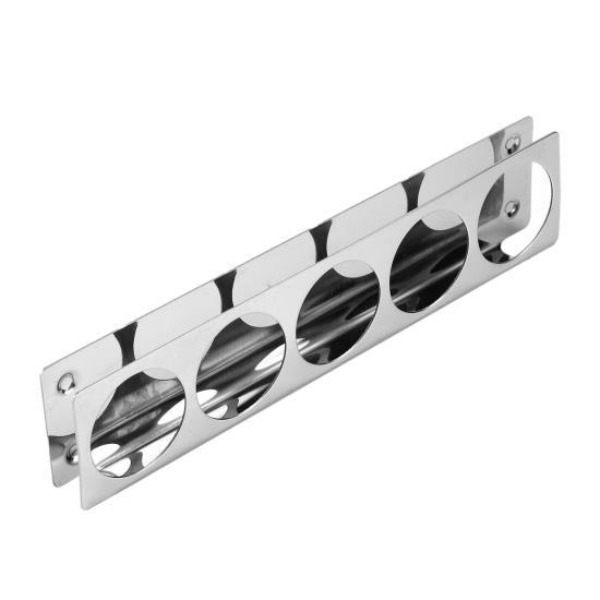 Dental Drip Bottle Placement Rack Silver Stainless Steel Reusable Bottle Holder for Dentists 