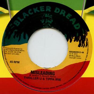 7-Inch-Schallplatte JOHNNY OSBOURNE / THRILLER U, TIPPA - Rock All Night / Misleading BD50622012 Blacker Dread U 2012 UK Reggae, Ska & Dub