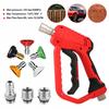 Short Pressure Washer Gun 3/8 & M22-14/15mm Universal Quick Connector for High Pressure Hose