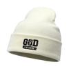 “GOD Is In Control” Print Winter Hats Cap Beanie Winter Solid Funny Hat Elastic Knit Hat Beanie Ideal Choice For Urban Style