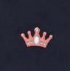 Angel Smile Royal School Grosgrain Portable Slippers Size LL Tiara Embroidered Navy Drawstring Bag Set of 2 (Solid Black) & (Small) (RSL2022001 LL)