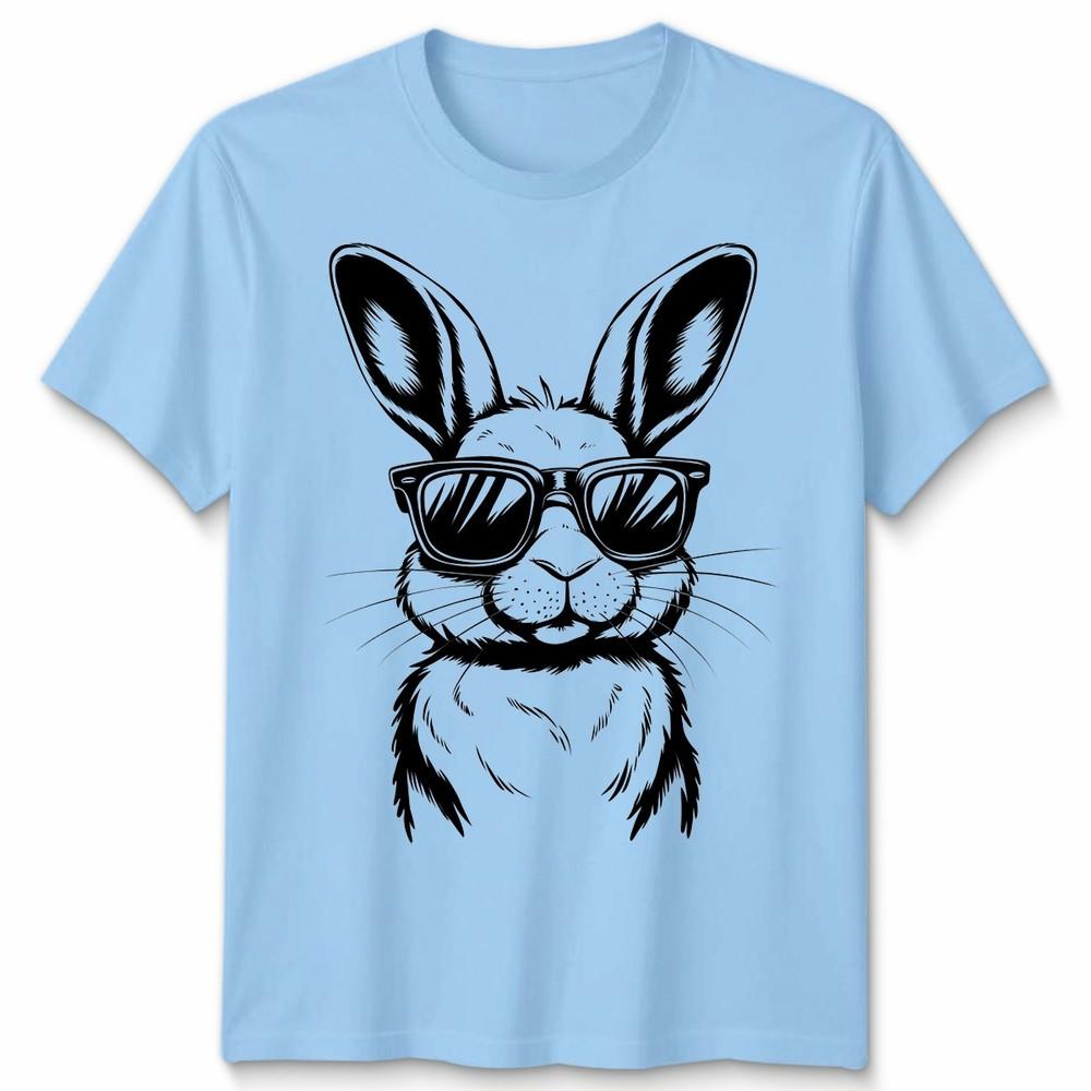 Funny Bunny Face Sunglasses Rabbit Easter Day Unisex Tshirt Gift S