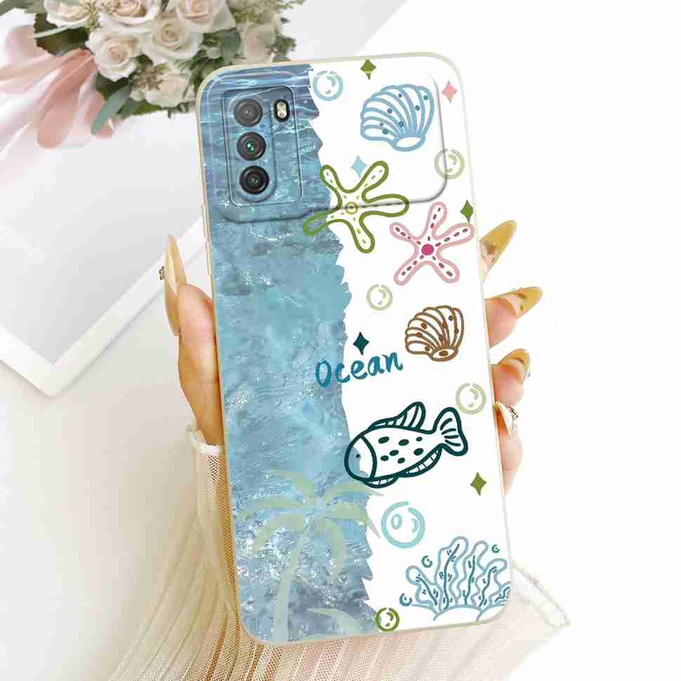For Xiaomi Poco M3 Case PocoM3 Cute Rabbit Soft Silicone Back Cover For Xiaomi Poco M3 Case 6.53'' Phone Cover Bumper Fundas