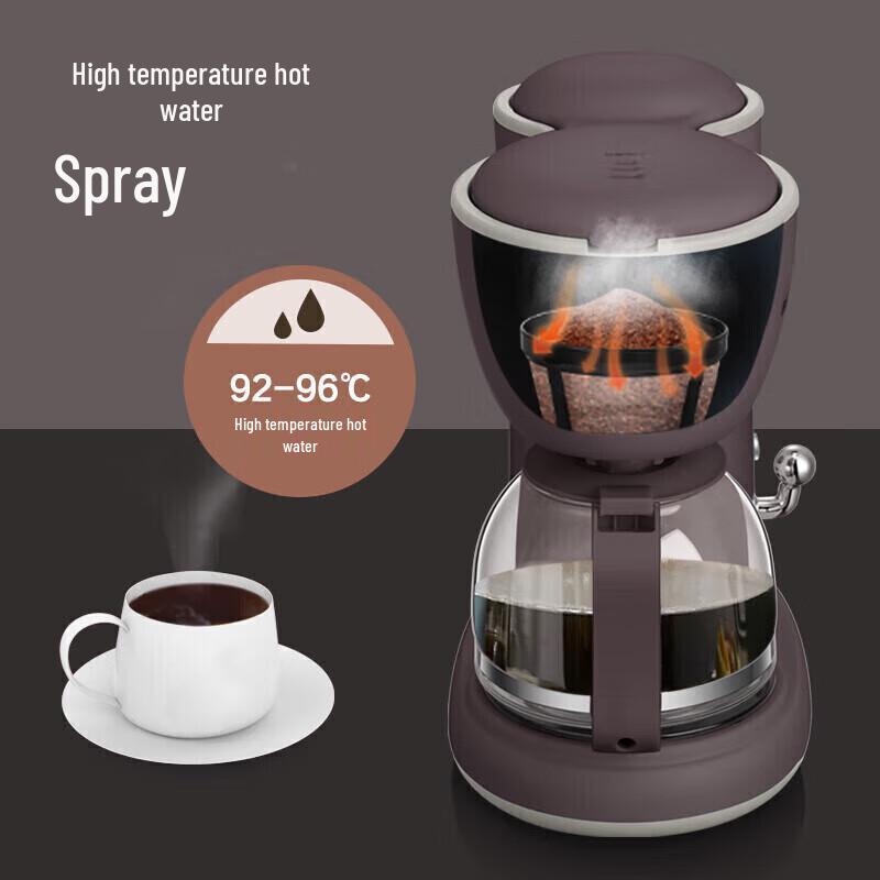Bear Retro Mini Drip Coffee Maker CN plug (adapter included)
