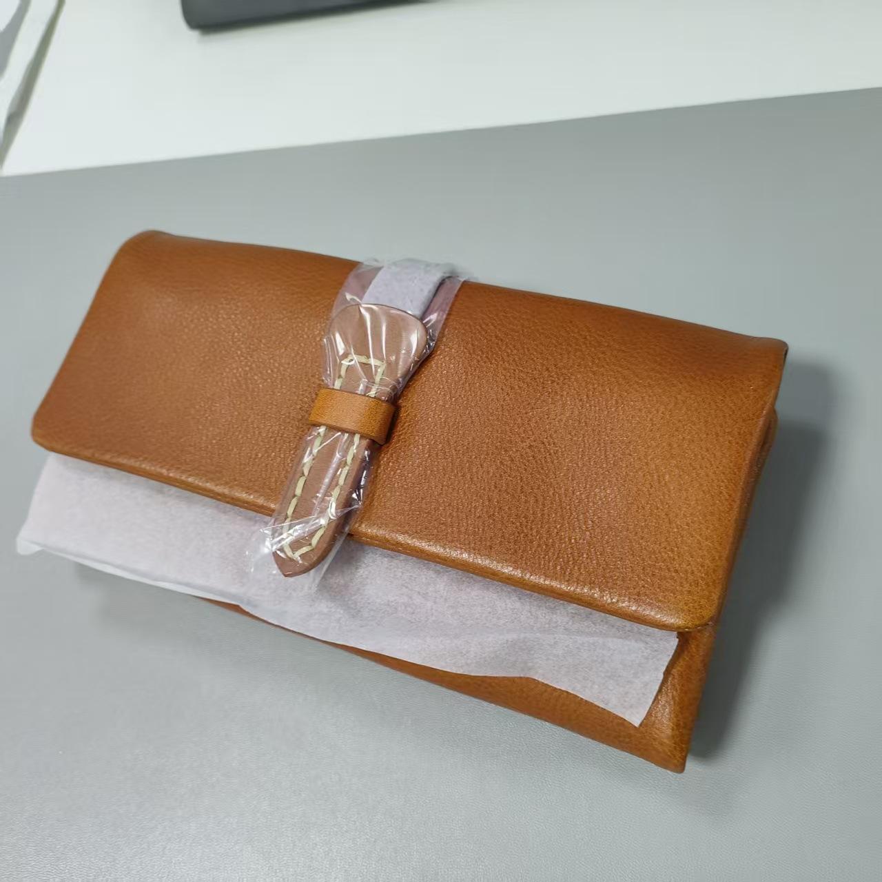 

Original Retro Mobile Wallet Women s Long Leather Drawstring Handmade Top Layer Cowhide Wallet, 30% Off Large Capacity Wallet