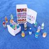 Mini Food Toy Supermarket Set: Resin Refrigerator & Ornaments for Playhouse
