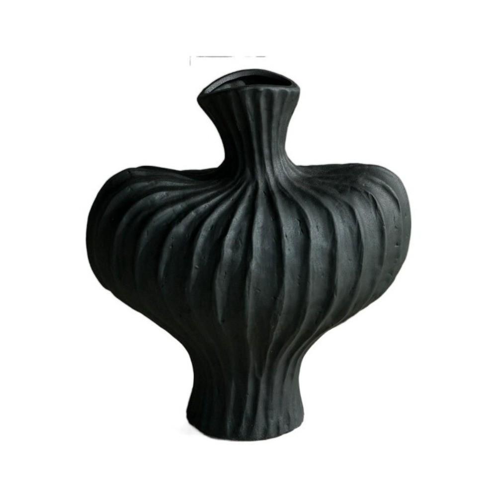 Plastic Irregular Shape Vase Imitation Ceramic Flower Arrangement Vase Water Cultivation Vase