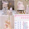 32PCS Mixed Sizes Ball Cake Toppers Mixed Color Cake Ball Decoration  Baby Shower