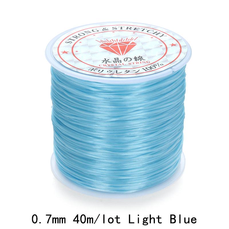 0.5-1.0mm Elastic Cord Beading Thread Stretch String Fibre Crafting Line for Jewelry Making DIY Seed Beads Pony Beads Bracelets