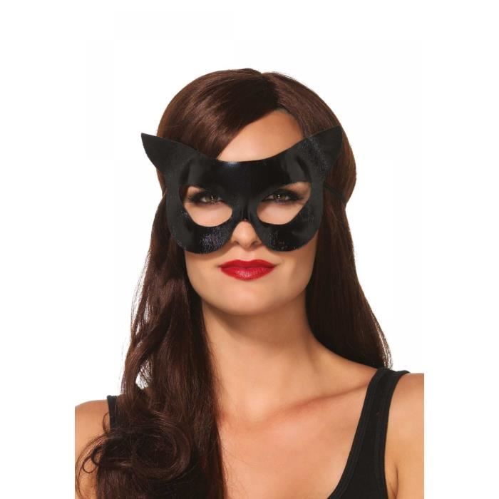 Masque vinyle cat noir